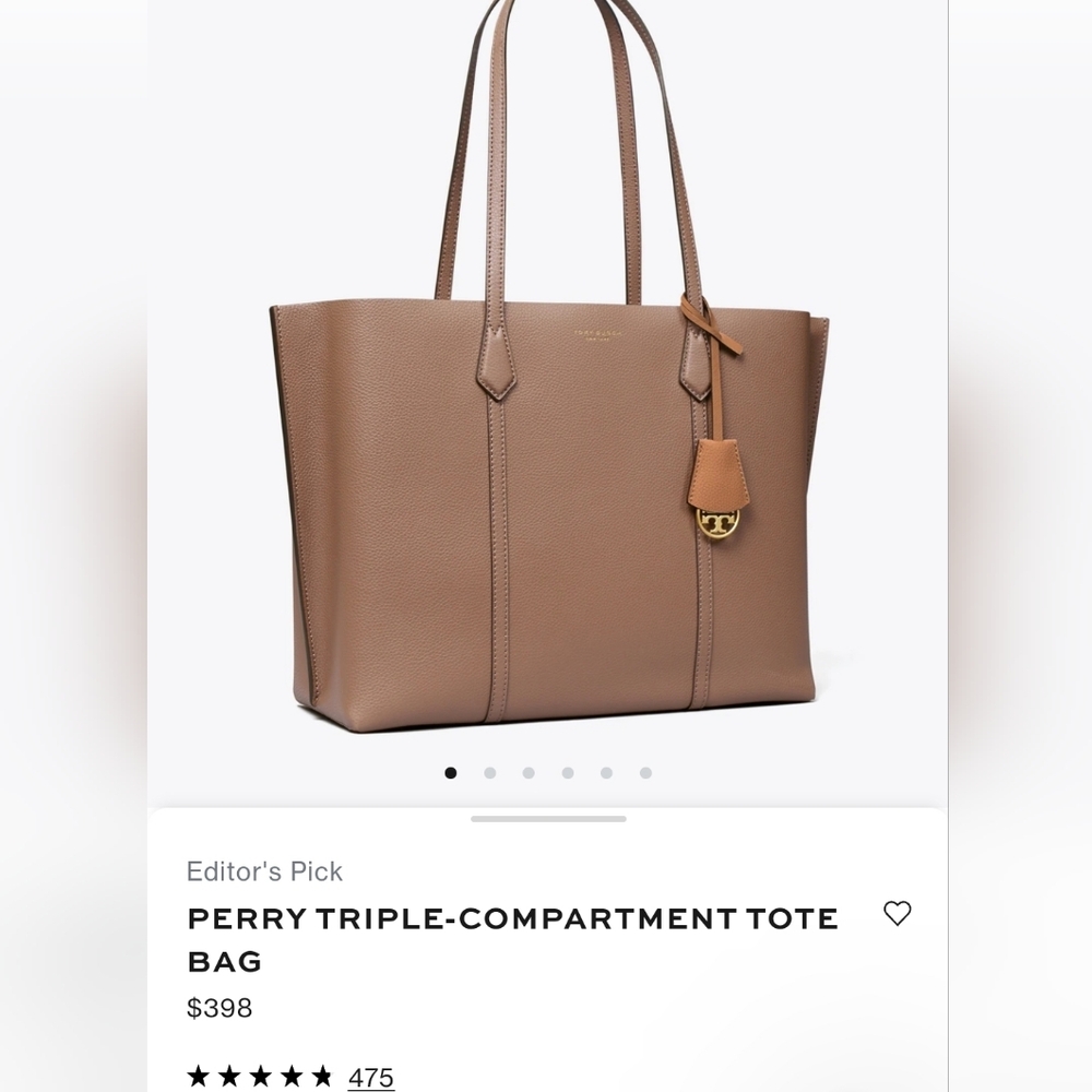 PERRY TRIPLE-COMPARTMENT TOTE BAG